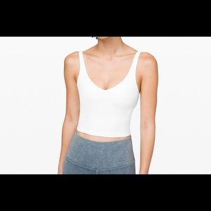 white lululemon align tank size 6